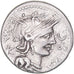 Moeda, Sergia, Denarius, 116-115 BC, Rome, AU(50-53), Prata, Crawford:286/1