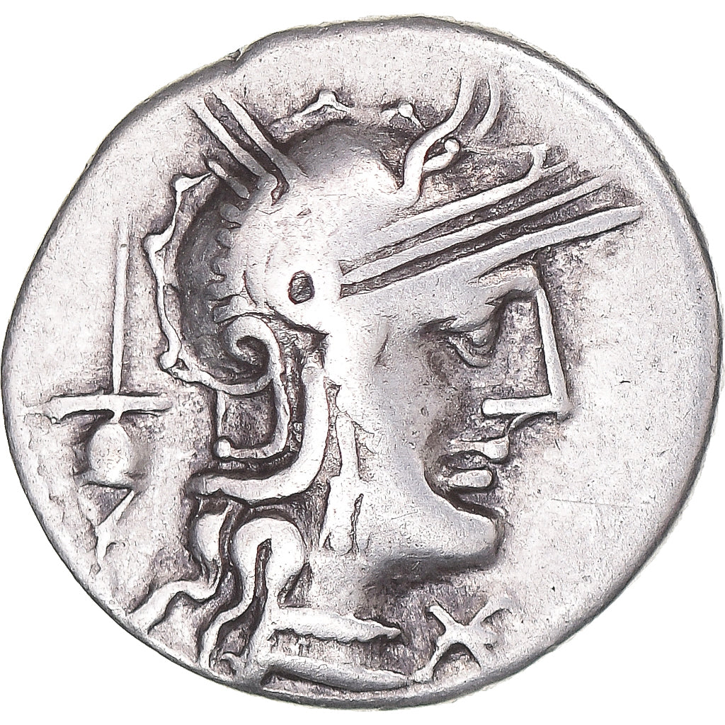 Coin, Postumia, Denarius, 131 BC, Rome, AU(50-53), Silver, Crawford:252/1