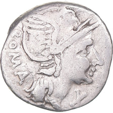 Moeda, Flaminia, Denarius, 109-108 BC, Rome, EF(40-45), Prata, Crawford:302/1