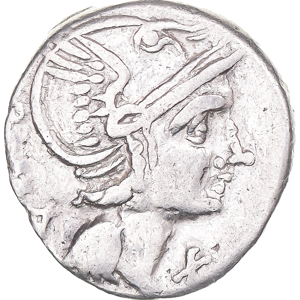 Moneda, Flaminia, Denarius, 109-108 BC, Rome, MBC+, Plata, Crawford:302/1