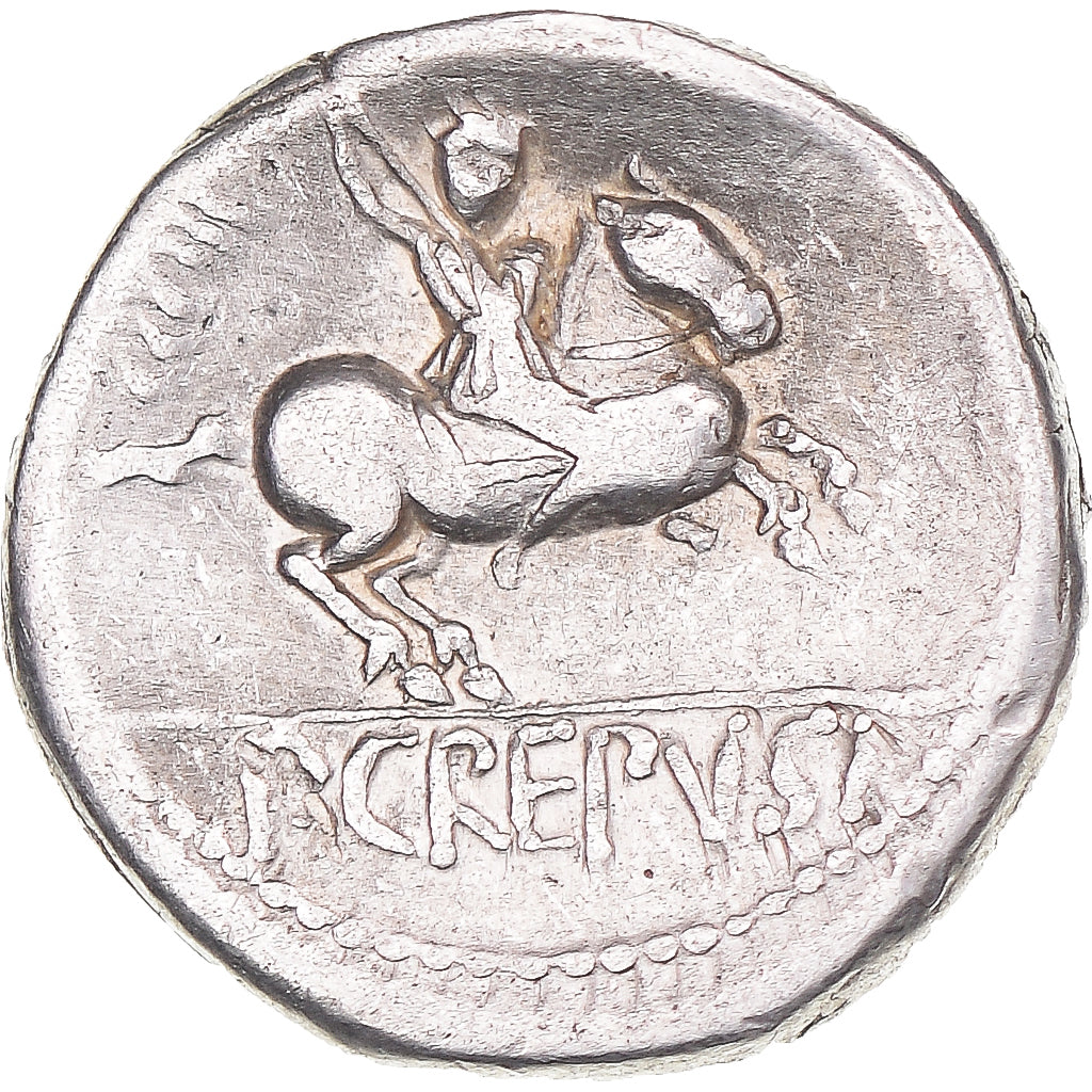 Moneda, Crepusia, Denarius, 82 BC, Rome, MBC+, Plata, Crawford:361/1c
