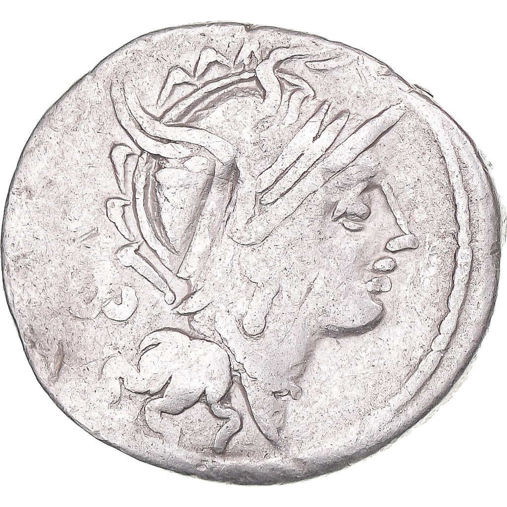 Coin, Servilia, Denarius, 100 BC, Rome, VF(30-35), Silver, Crawford:327/1