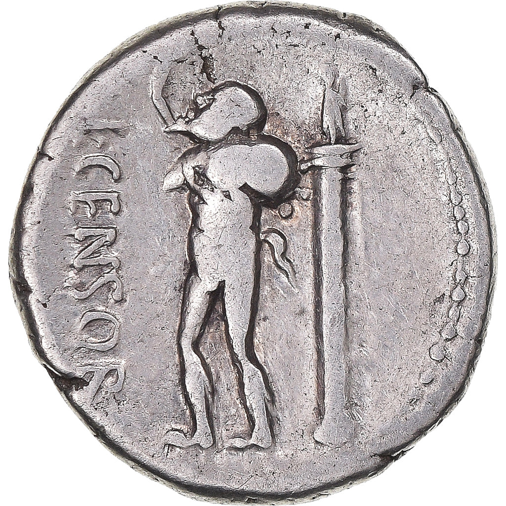 Coin, Marcia, Denarius, 82 BC, Rome, AU(50-53), Silver, Crawford:363/1