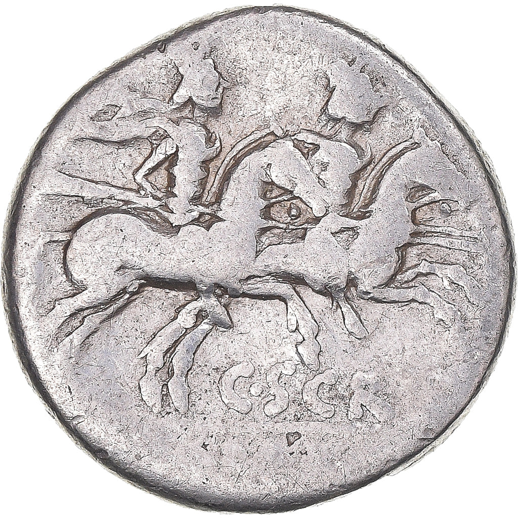 Münze, Scribonia, Denarius, 154 BC, Rome, S+, Silber, Crawford:201/1