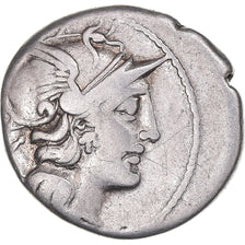 Coin, Scribonia, Denarius, 154 BC, Rome, EF(40-45), Silver, Crawford:201/1
