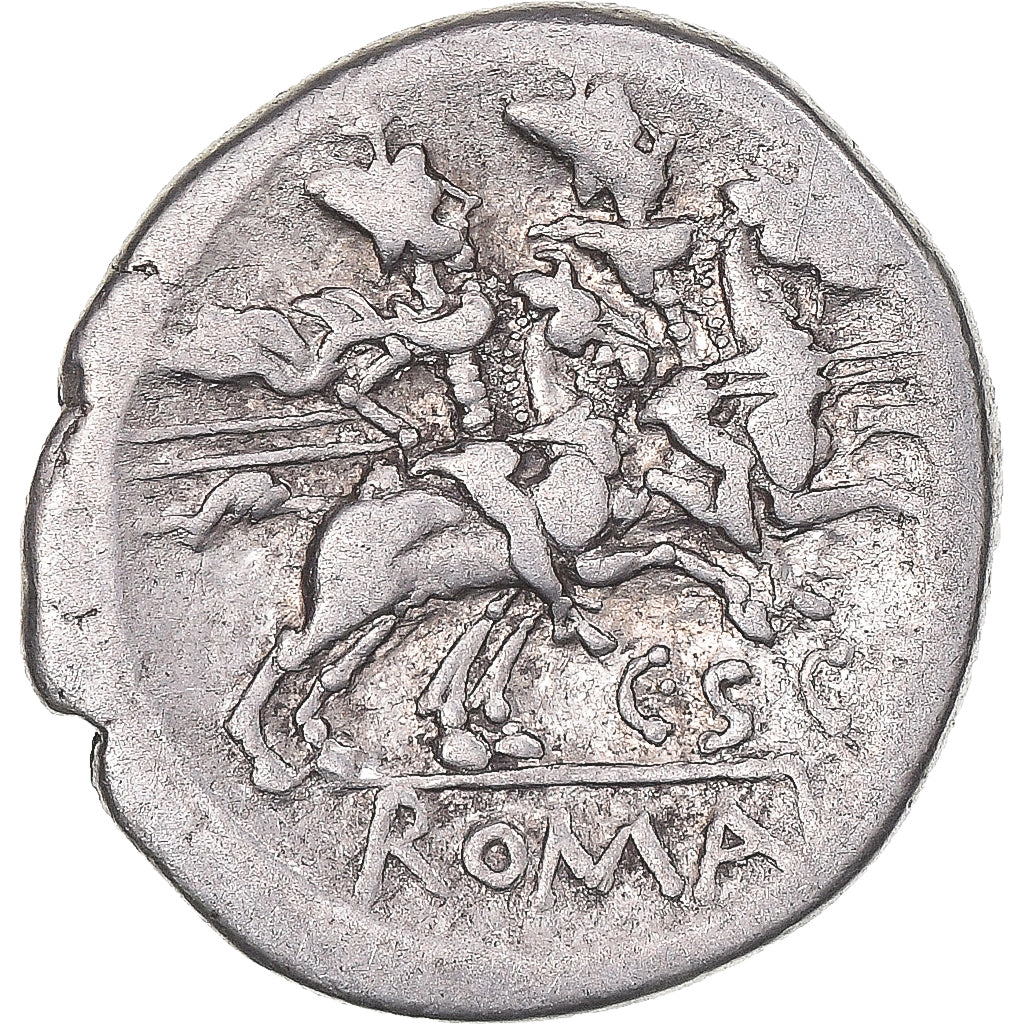 Coin, Scribonia, Denarius, 154 BC, Rome, EF(40-45), Silver, Crawford:201/1