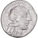 Monnaie, Porcia, Denier, 123 BC, Rome, TB, Argent, Crawford:274/1