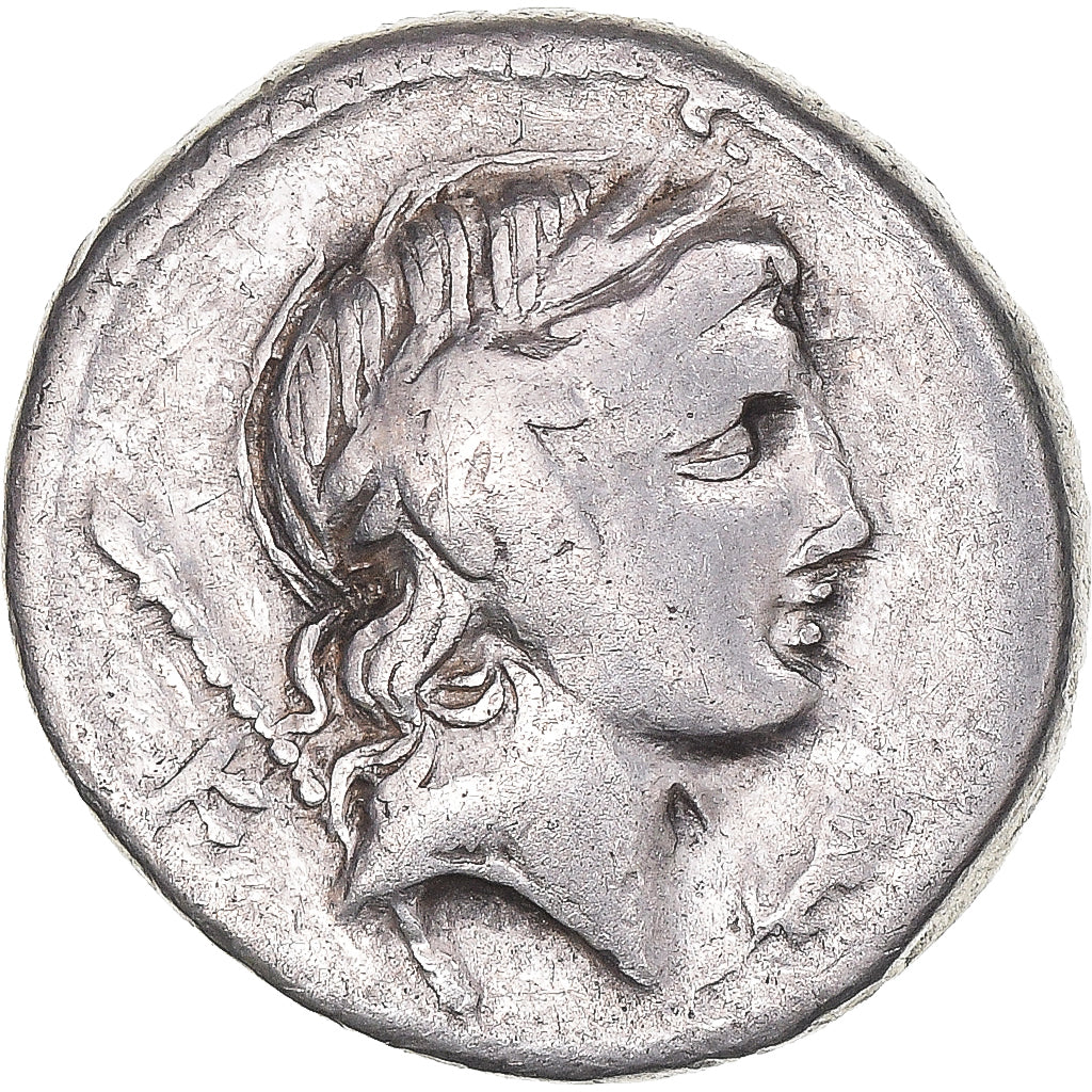 Moneta, Crepusia, Denarius, 82 BC, Rome, MB+, Argento, Crawford:361/1