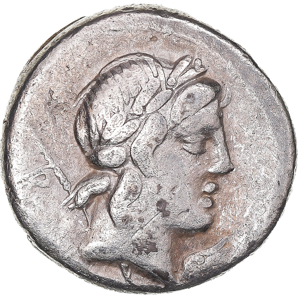 Moneda, Crepusia, Denarius, 82 BC, Rome, BC+, Plata, Crawford:361/1