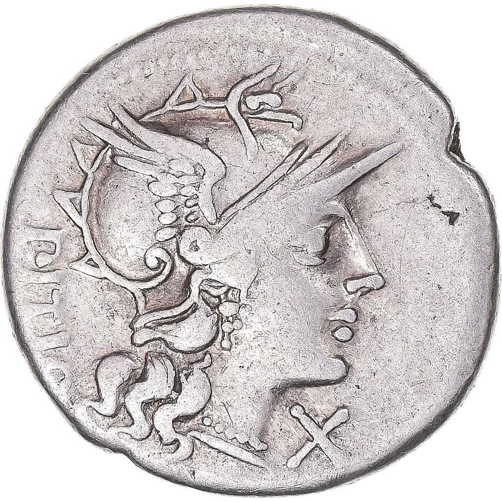 Moneta, Sempronia, Denarius, 148 BC, Rome, BB, Argento, Crawford:216/1