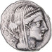 Moneta, Rubria, Denarius, 87 BC, Rome, AU(50-53), Srebro, Crawford:348/2
