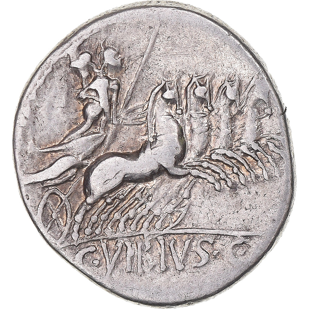 Münze, Vibia, Denarius, 90 BC, Rome, SS, Silber, Crawford:342/5