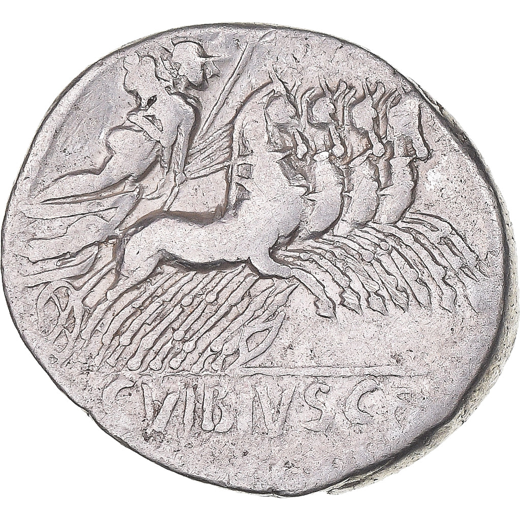 Moeda, Vibia, Denarius, 90 BC, Rome, VF(30-35), Prata, Crawford:342/5