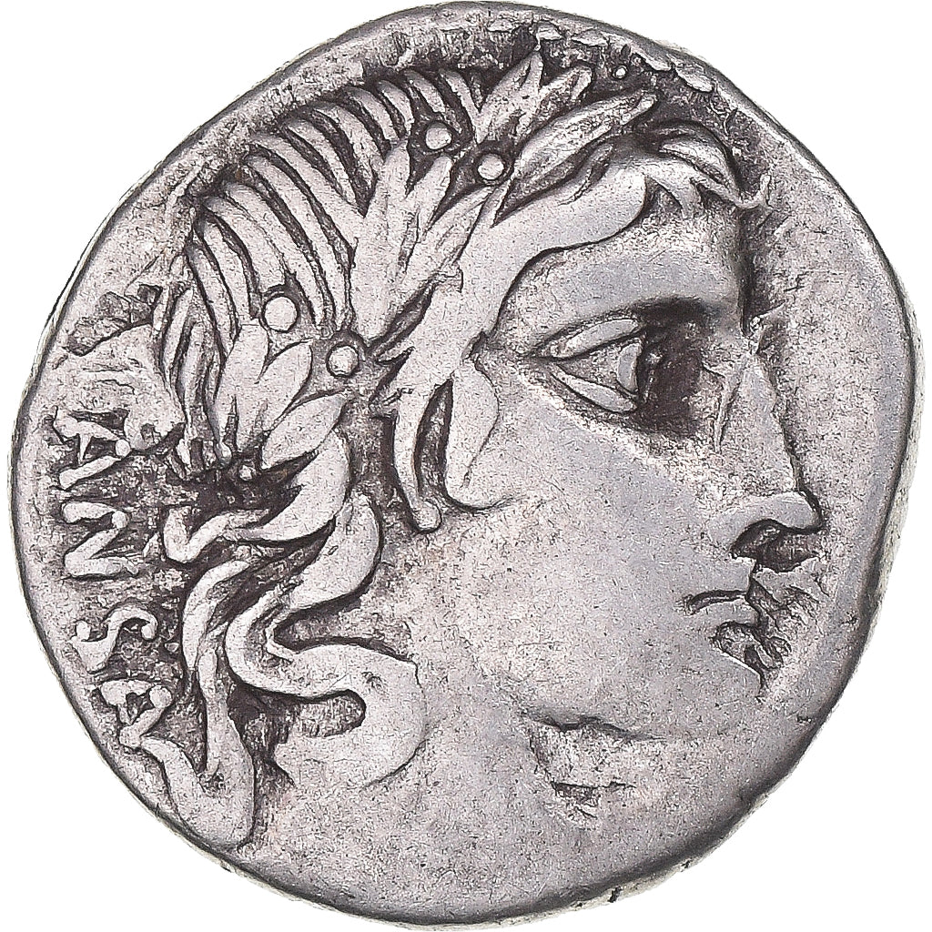 Moneta, Vibia, Denarius, 90 BC, Rome, BB+, Argento, Crawford:342/5