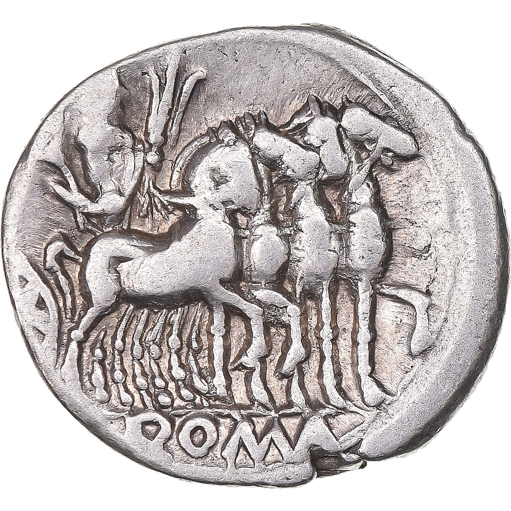 Moneda, Caecilia, Denarius, 130 BC, Rome, MBC, Plata, Crawford:256/1