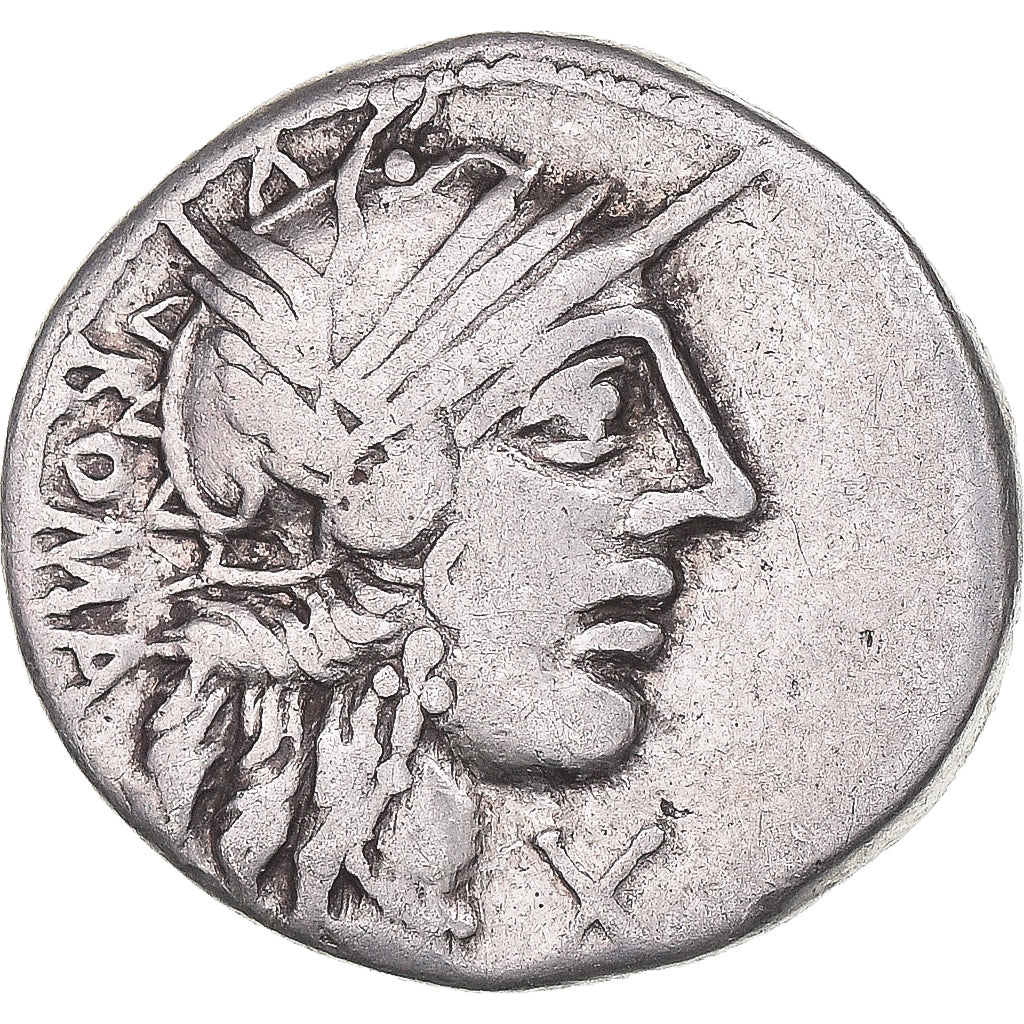 Coin, Fannia, Denarius, 123 BC, Rome, VF(30-35), Silver, Crawford:275/1