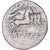 Moneda, Fannia, Denarius, 123 BC, Rome, BC+, Plata, Crawford:275/1