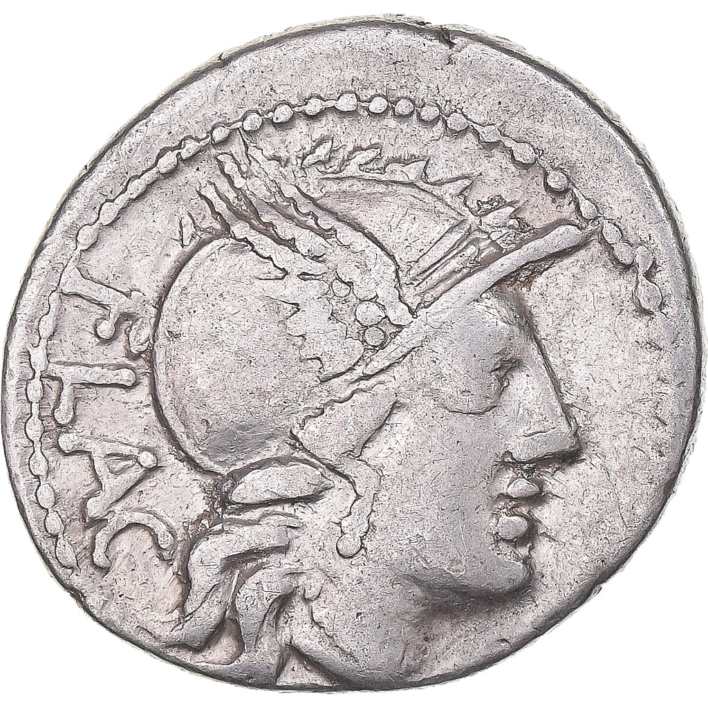 Münze, Rutilia, Denarius, 77 BC, Rome, SS, Silber, Crawford:387/1
