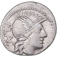 Moeda, Rutilia, Denarius, 77 BC, Rome, EF(40-45), Prata, Crawford:387/1