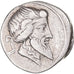 Coin, Titia, Denarius, 90 BC, Rome, EF(40-45), Silver, Crawford:341/1