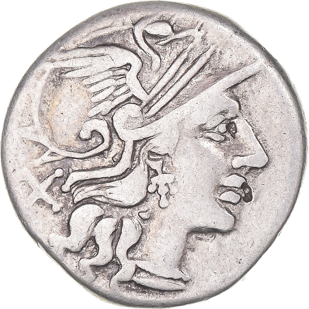 Coin, Cornelia, Denarius, 151 BC, Rome, EF(40-45), Silver, Crawford:205/1