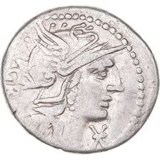 Coin, Antestia, Denarius, 136 BC, Rome, EF(40-45), Silver, Crawford:238/1