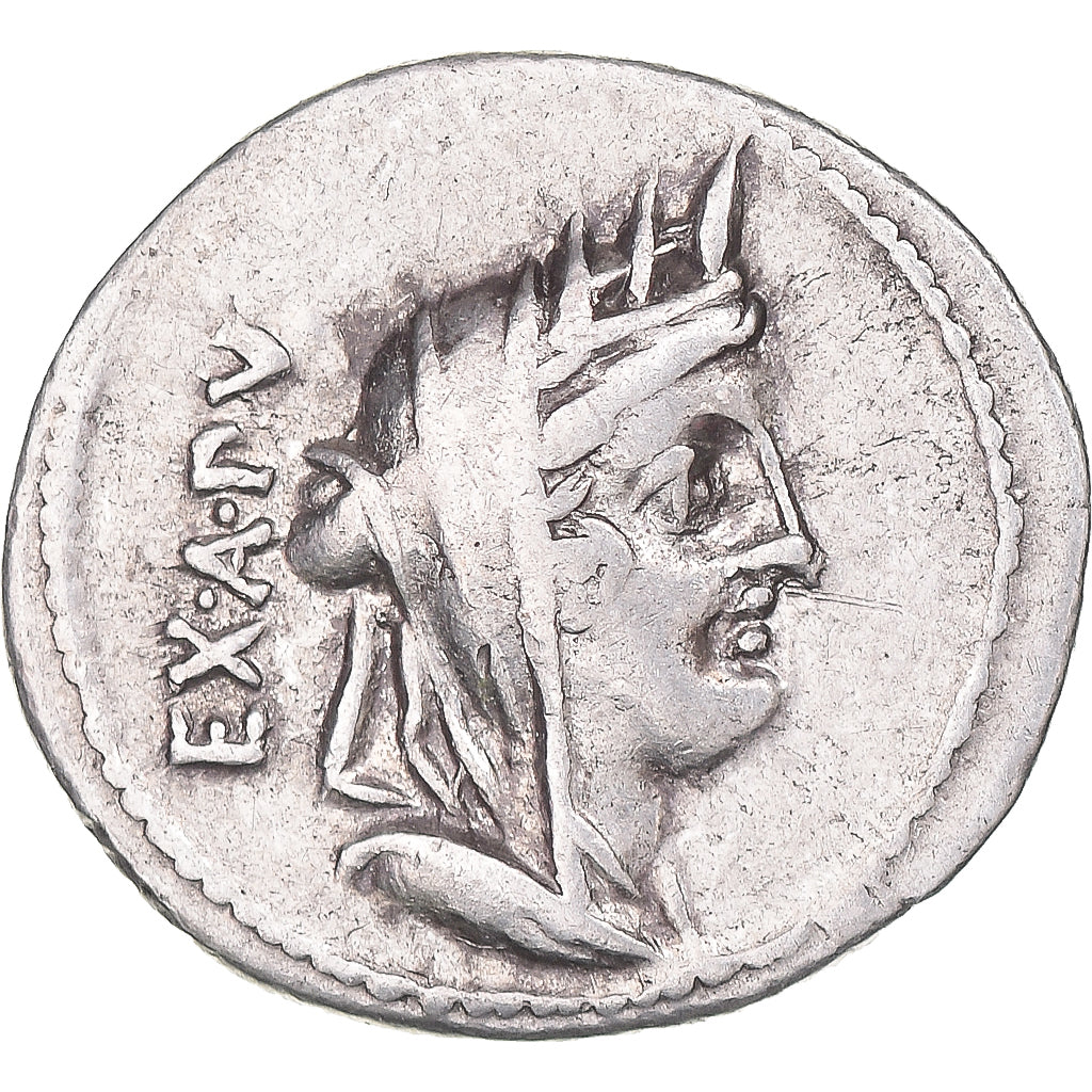 Coin, Fabia, Denarius, 102 BC, Rome, AU(50-53), Silver, Crawford:322/1b