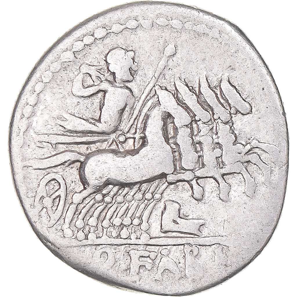 Moneta, Fabia, Denarius, 124 BC, Rome, BB, Argento, Crawford:273/1