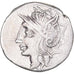 Moneda, Appuleia, Denarius, 104 BC, Rome, BC+, Plata, Crawford:317/3b