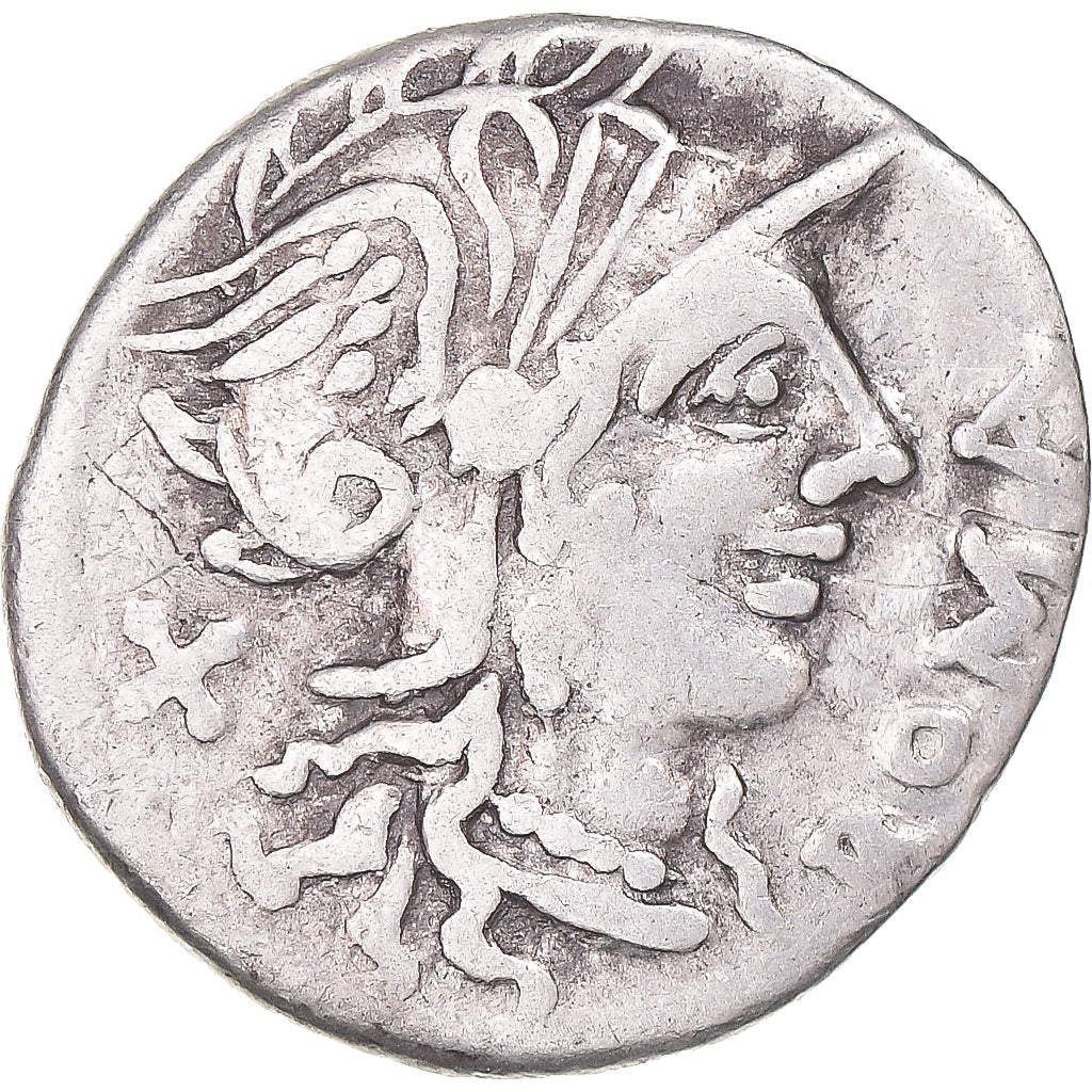 Coin, Domitia, Denarius, 116-115 BC, Rome, EF(40-45), Silver, Crawford:285/1