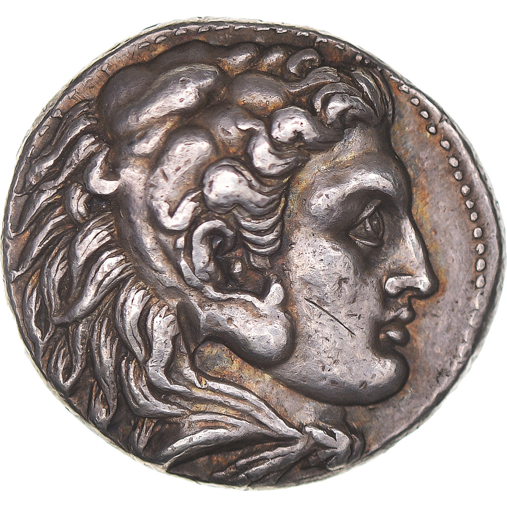 Moneta, Alexander III, Tetradrachm, 336-323 BC, Babylon, BB+, Argento