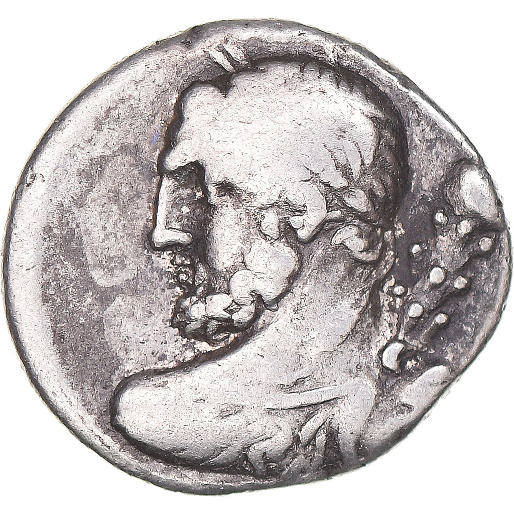 Moneda, Quinctia, Denarius, 112-111 BC, Rome, BC+, Plata, Crawford:297/1b