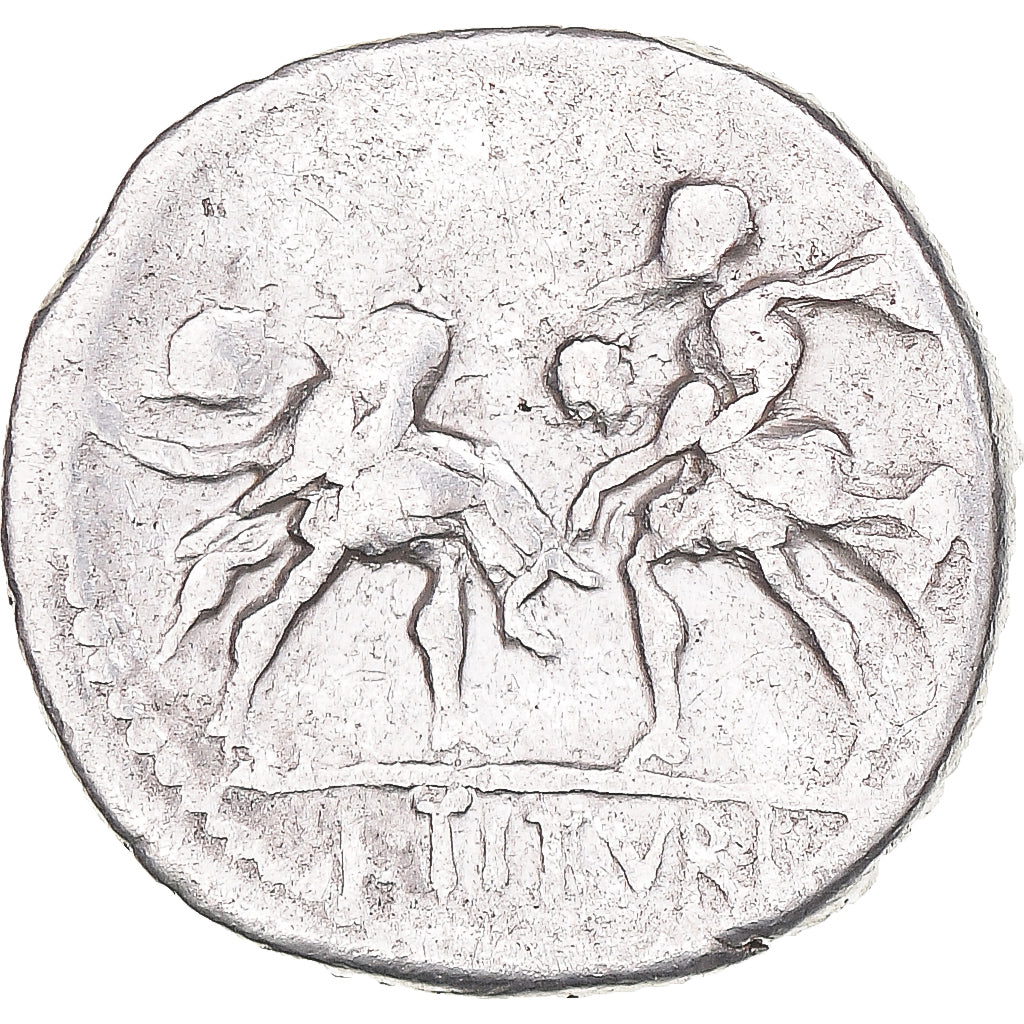 Coin, Tituria, Denarius, 89 BC, Rome, VF(30-35), Silver, Crawford:344/1a