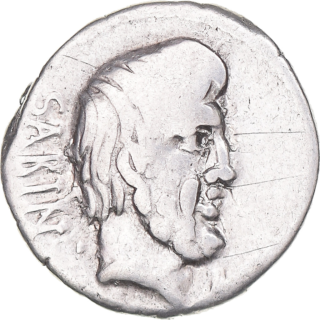 Moeda, Tituria, Denarius, 89 BC, Rome, F(12-15), Prata, Crawford:344/2b