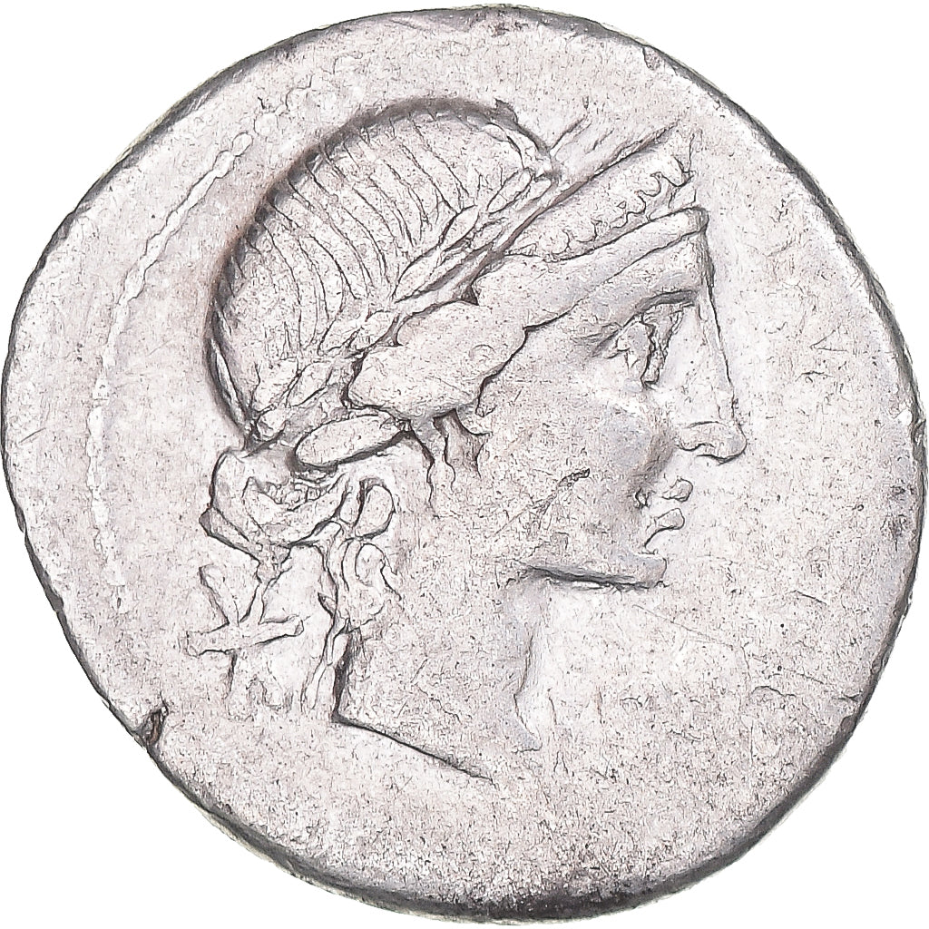 Moeda, Aemilia, Denarius, 114-113 BC, Rome, VF(20-25), Prata, Crawford:291/1