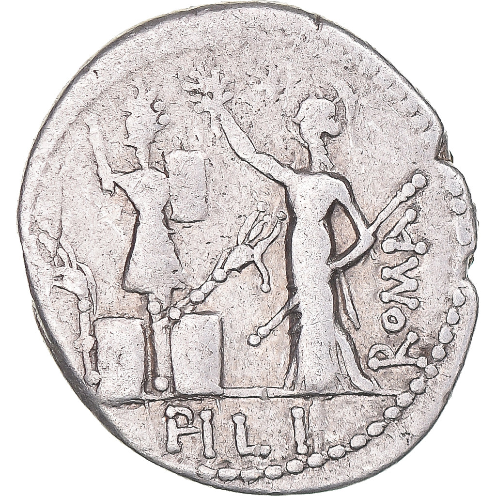 Moneta, Furia, Denarius, 119 BC, Rome, MB+, Argento, Crawford:281/1