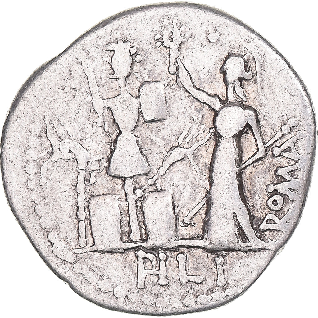 Moneta, Furia, Denarius, 119 BC, Rome, MB+, Argento, Crawford:281/1