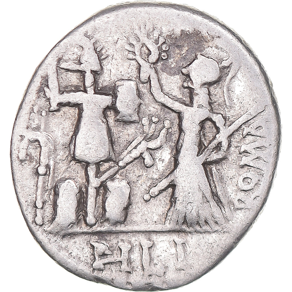 Coin, Furia, Denarius, 119 BC, Rome, EF(40-45), Silver, Crawford:281/1