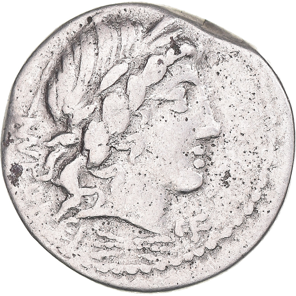 Moneda, Fonteia, Denarius, 85 BC, Rome, BC+, Plata, Crawford:353/1c