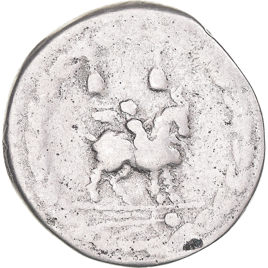 Moneda, Fonteia, Denarius, 85 BC, Rome, BC+, Plata, Crawford:353/1c