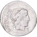 Moneta, Fonteia, Denarius, 85 BC, Rome, MB, Argento, Crawford:353/1