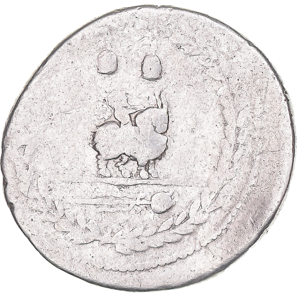 Moneta, Fonteia, Denarius, 85 BC, Rome, MB, Argento, Crawford:353/1