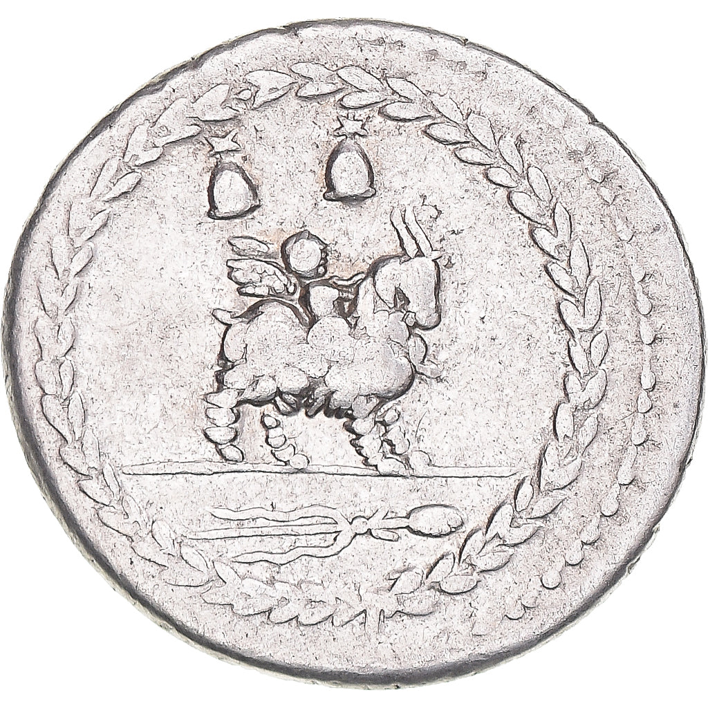 Moneta, Fonteia, Denarius, 85 BC, Rome, MB+, Argento, Crawford:353/1