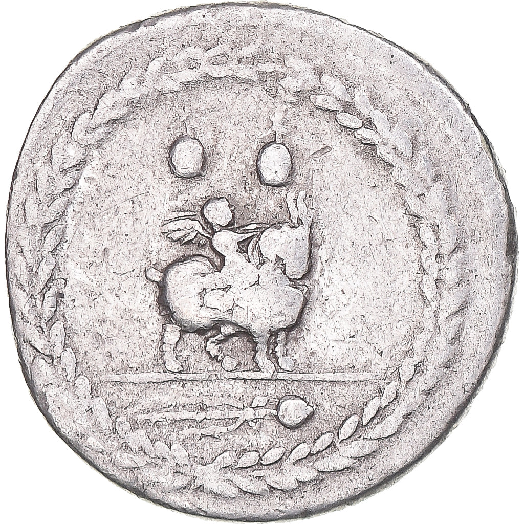 Moneta, Fonteia, Denarius, 85 BC, Rome, MB+, Argento, Crawford:353/1