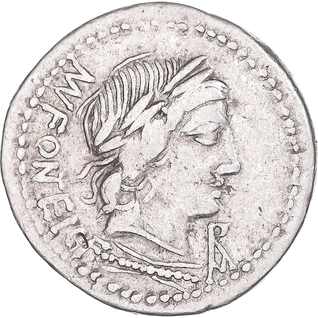 Moneta, Fonteia, Denarius, 85 BC, Rome, BB, Argento, Crawford:353/1