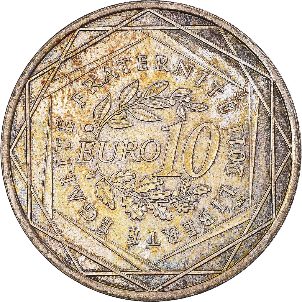 Frankreich, 10 Euro, 2012, Paris, Basse-Normandie, SS+, Silber