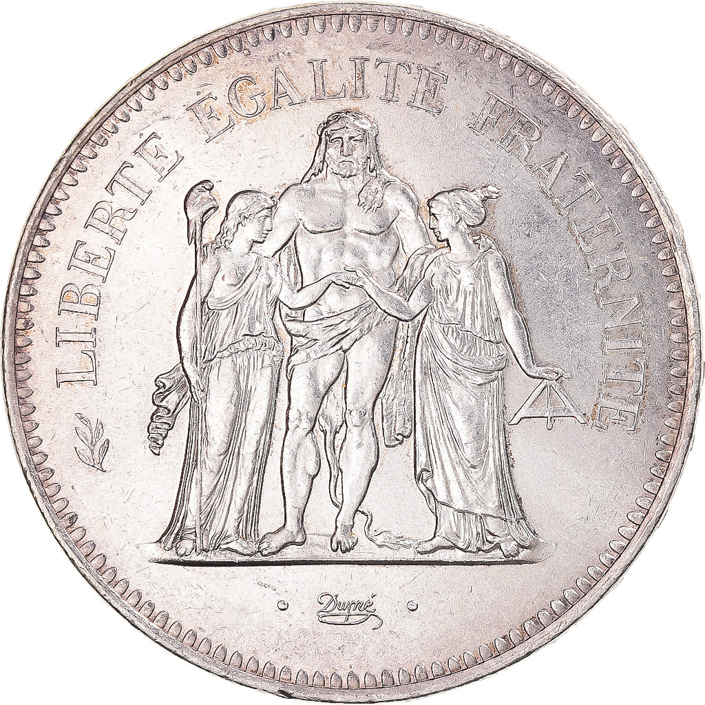 Coin, France, 50 Francs, 1974, Paris, MS(60-62), Silver, Gadoury:882