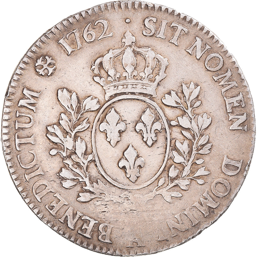 Monnaie, France, Louis XV, Écu au bandeau, 1762, Paris, TB+, Argent