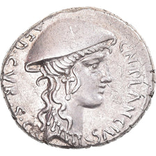 Moneda, Plancia, Denarius, 55 BC, Rome, EBC, Plata, Crawford:432/1