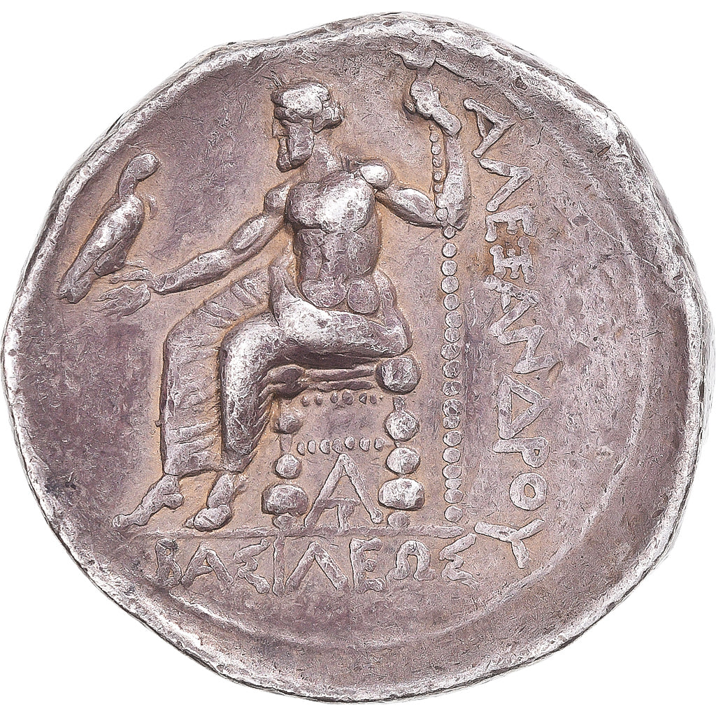Coin, Alexander III, Tetradrachm, ca. 328-323 BC, Arados, AU(50-53), Silver